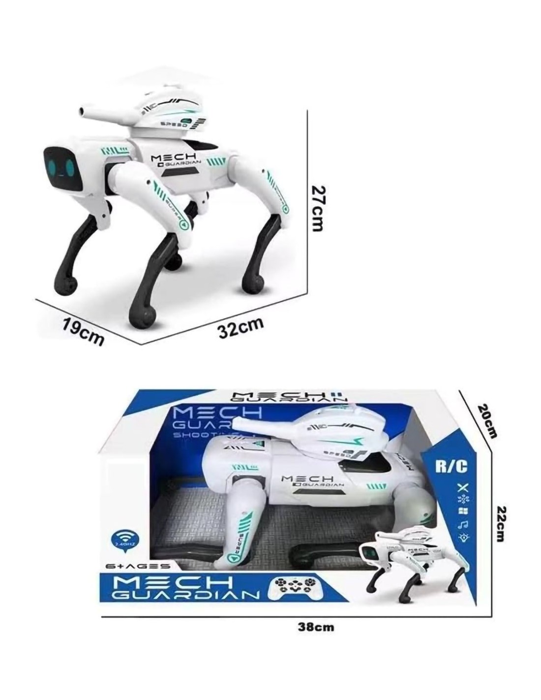 Інтелектуальний робот-собака-охоронець Mech Guardian ∙ Робот-собака MECH GUARDIAN QF660-2 - мініатюра 4