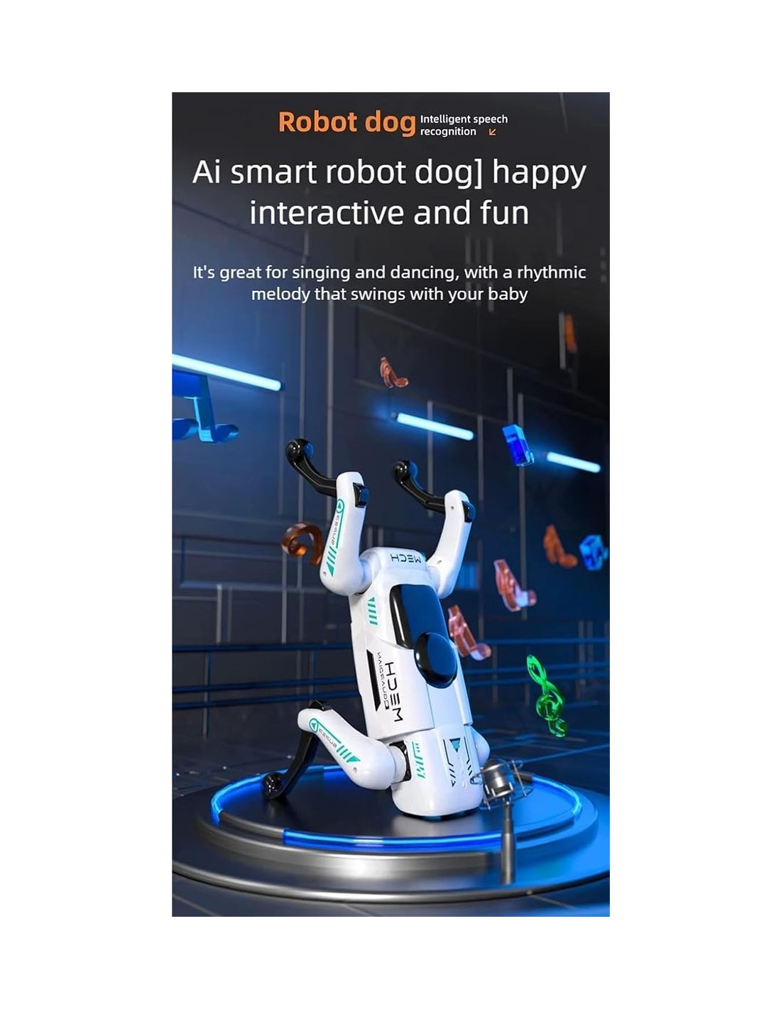 Інтелектуальний робот-собака-охоронець Mech Guardian ∙ Робот-собака MECH GUARDIAN QF660-2 - мініатюра 6