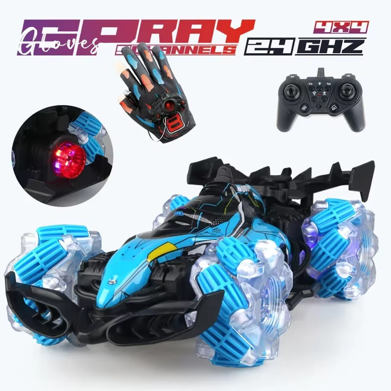 Гоночна машинка 21016 з пультом керування та ефектом диму ∙ Машинка гоночная 21016 з пультом і димом - мініатюра 3