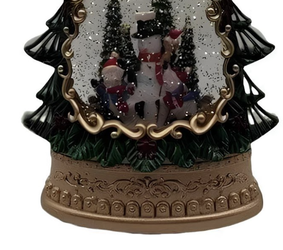 Сніжна ялинка Дід Мороз з подарунками SH1616 з LED і автопіддувом ∙ Сніжна ялинка SH1616 з Дідом Морозом - мініатюра 2