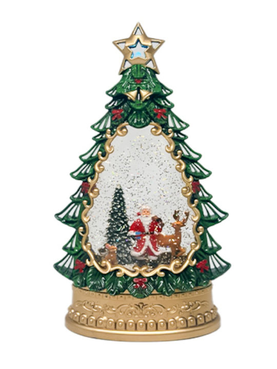 Сніжна ялинка Дід Мороз з подарунками SH1616 з LED і автопіддувом ∙ Сніжна ялинка SH1616 з Дідом Морозом - мініатюра 3