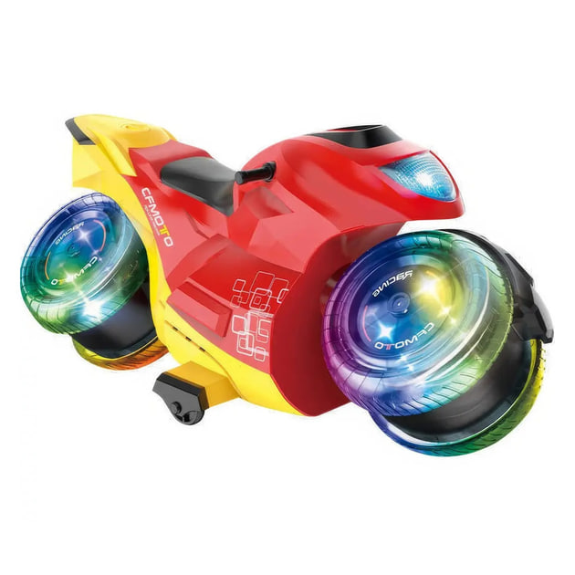 Трюковий мотоцикл SmartUs QF670-1 з LED-підсвічуванням і ефектом диму ∙ Іграшка мотоцикл на радіоуправлінні QF670-1