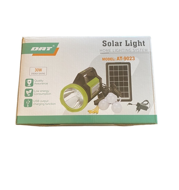 Зарядний пристрій та освітлювальна станція на сонячній батареї AT-9023 з радіо та MP3 ∙ Портативна сонячна система AT-9023 - мініатюра 5