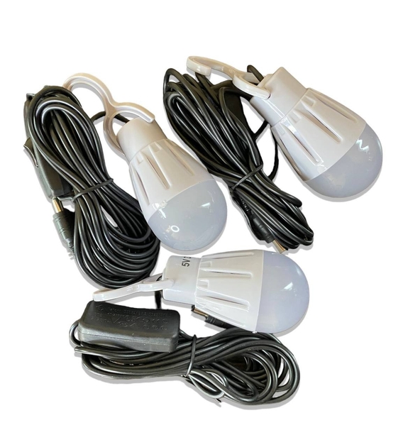 Зарядний пристрій та освітлювальна станція на сонячній батареї AT-9023 з радіо та MP3 ∙ Портативна сонячна система AT-9023 - мініатюра 7