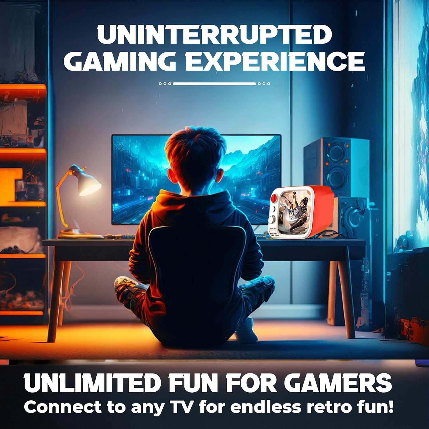 Ігрова консоль H7 Mini TV РЕТРО 740 ігор + 2 джойстики ∙ Портативна ретро-консоль H7 з екраном та джойстиками - мініатюра 9