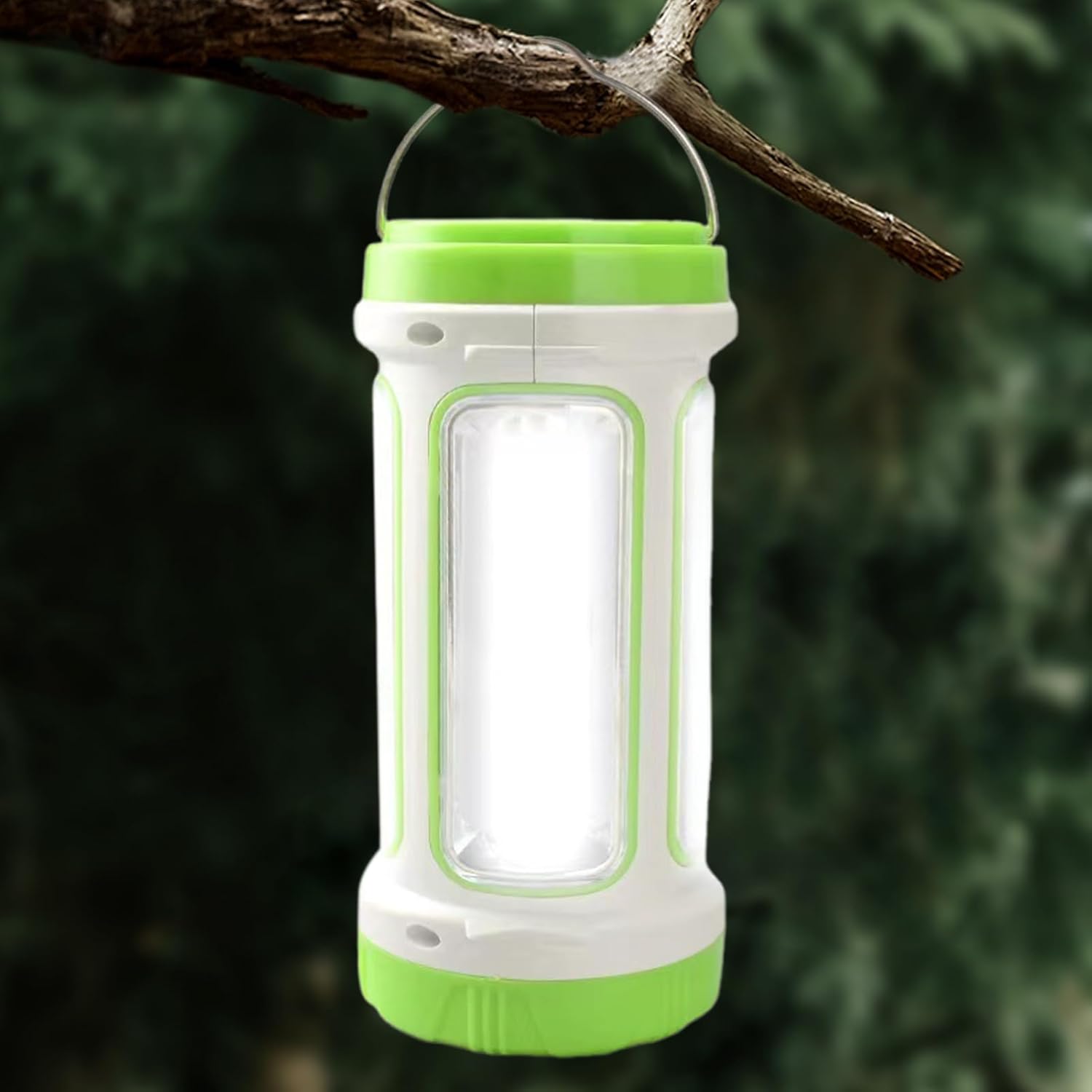 Портативний прожектор із функцією Power Bank JQ-6088 ∙ Лампа-ліхтар для намету та кемпінгу 6088-LED+COB - мініатюра 6