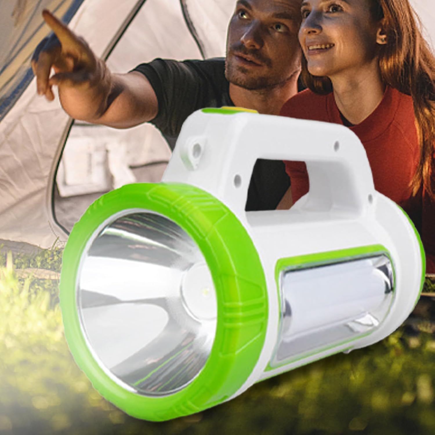 Портативний прожектор із функцією Power Bank JQ-6088 ∙ Лампа-ліхтар для намету та кемпінгу 6088-LED+COB - мініатюра 8