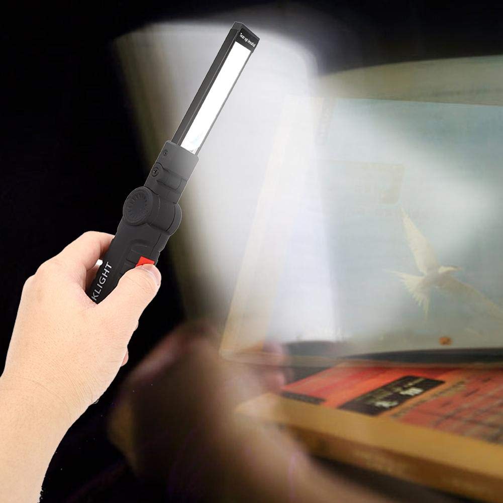 Універсальний перезаряджуваний ліхтар WorkLight W52 з магнітом і гачком ∙ Багатофункціональний LED ліхтар W-52-SMD+COB - мініатюра 7