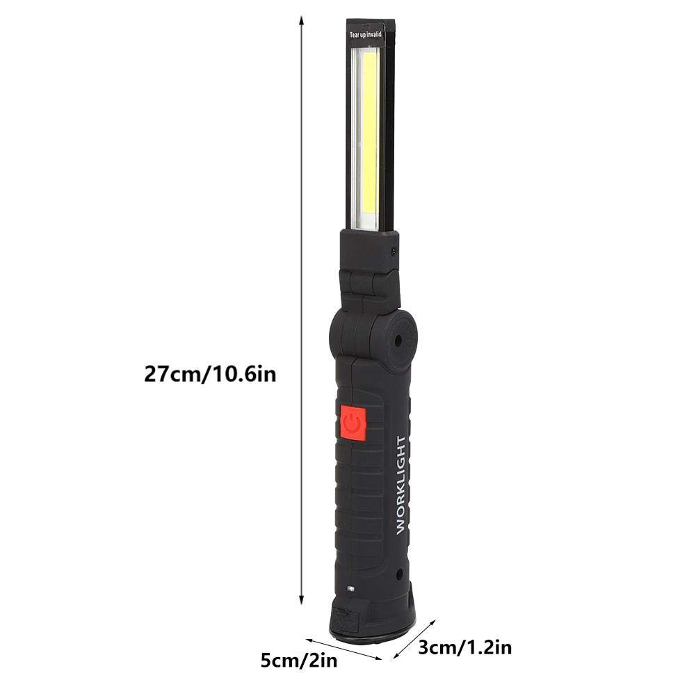 Універсальний перезаряджуваний ліхтар WorkLight W52 з магнітом і гачком ∙ Багатофункціональний LED ліхтар W-52-SMD+COB - мініатюра 8