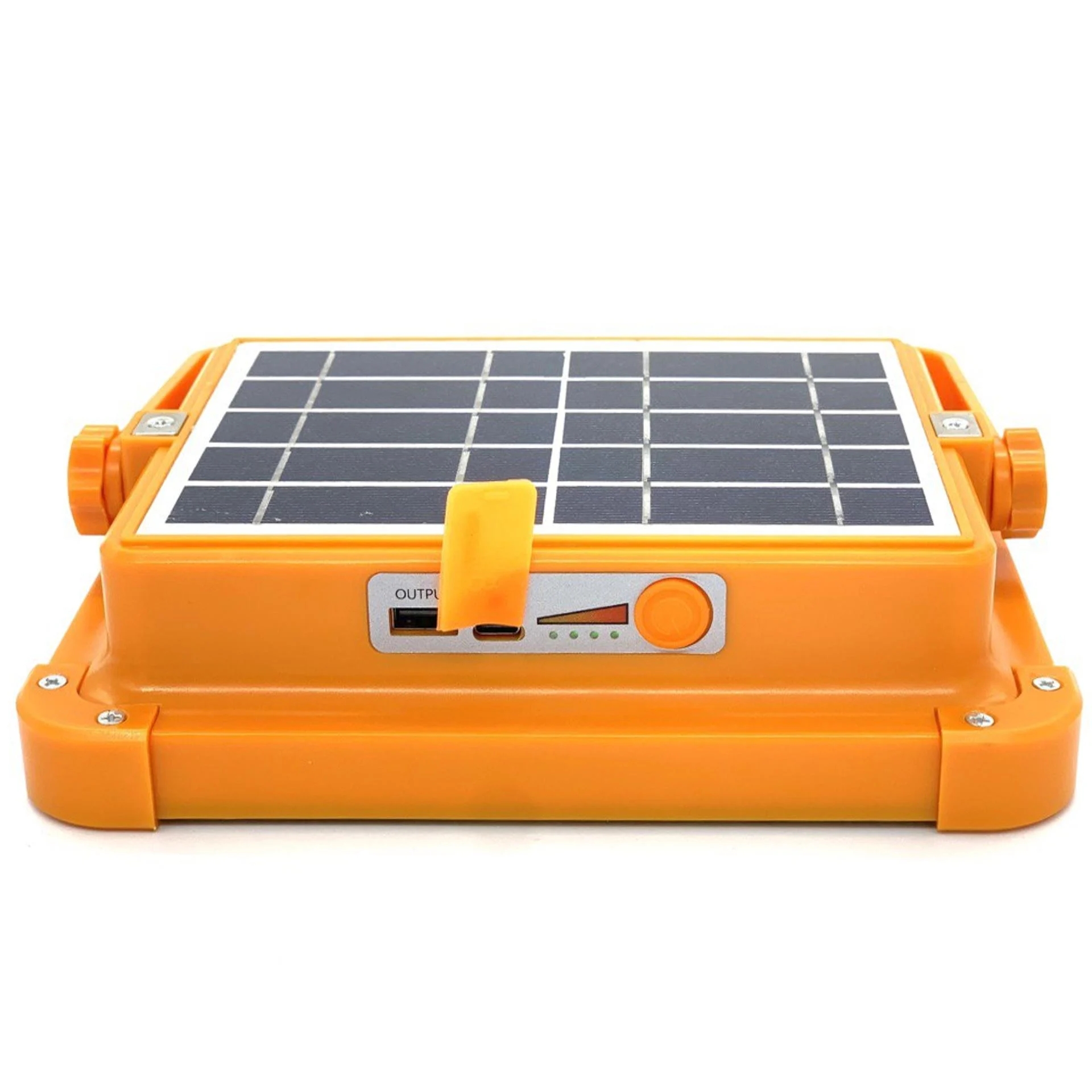 Потужний ліхтар-прожектор із сонячною панеллю Solar SL-D8 12000mAh ∙ Універсальний прожектор SL-D8 з акумулятором та USB-зарядкою - мініатюра 6