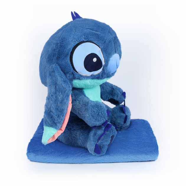 Багатофункціональний плед-подушка Стіч 175×110 см ∙ Плед-подушка іграшка 3в1 Стіч 40 см - мініатюра 2