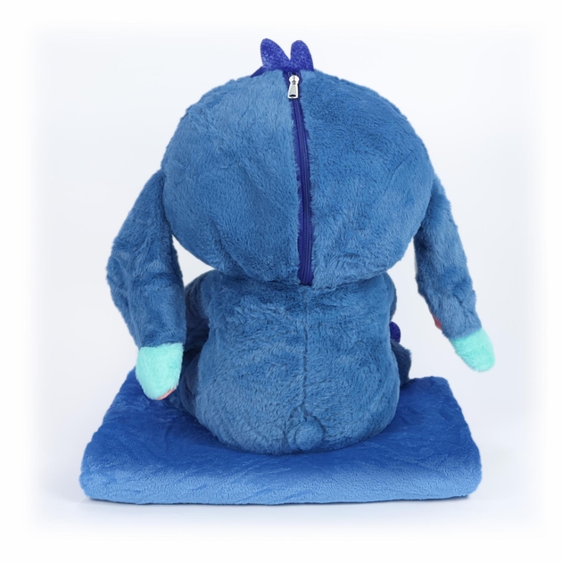 Багатофункціональний плед-подушка Стіч 175×110 см ∙ Плед-подушка іграшка 3в1 Стіч 40 см - мініатюра 3