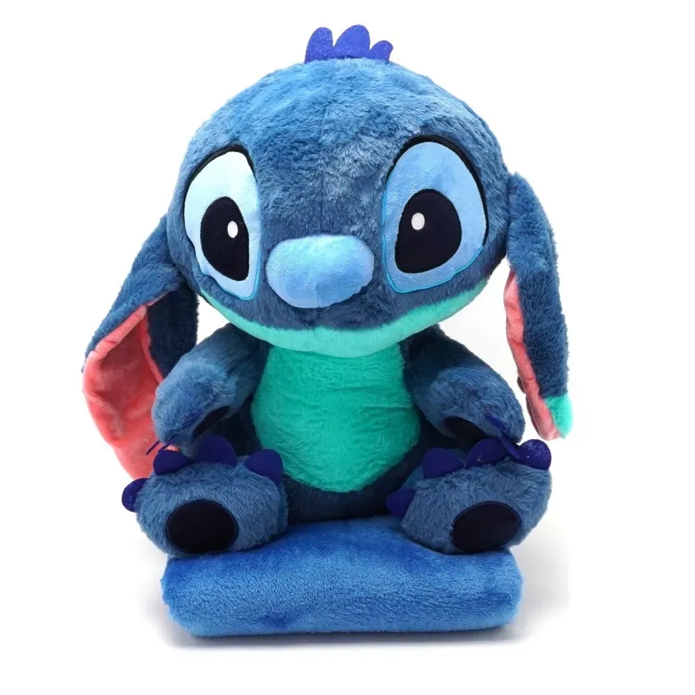 Багатофункціональний плед-подушка Стіч 175×110 см ∙ Плед-подушка іграшка 3в1 Стіч 40 см - мініатюра 4