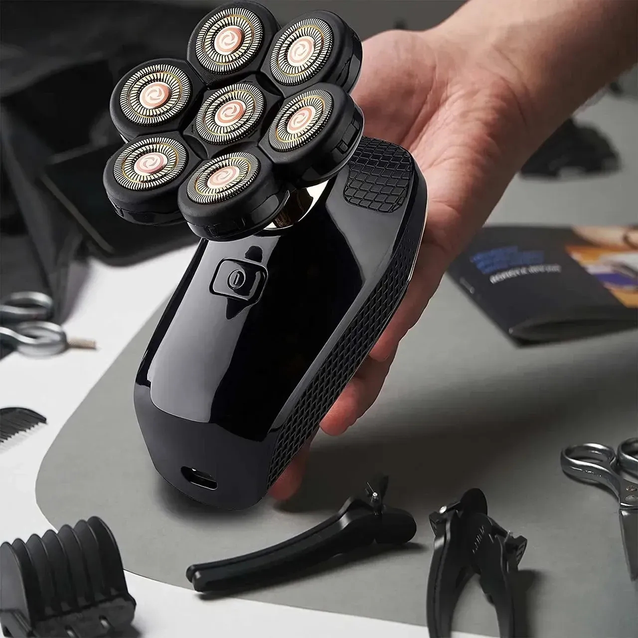 Електрична бритва для чоловіків 5 в 1 Electric Shaver для обличчя ∙ Багатофункціональна бритва 5 в 1 Electric Shaver - мініатюра 3