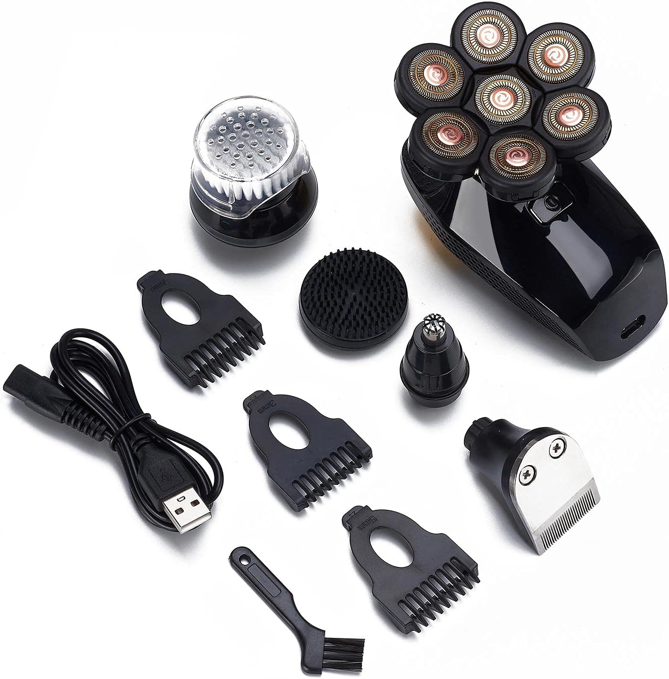 Електрична бритва для чоловіків 5 в 1 Electric Shaver для обличчя ∙ Багатофункціональна бритва 5 в 1 Electric Shaver - мініатюра 6