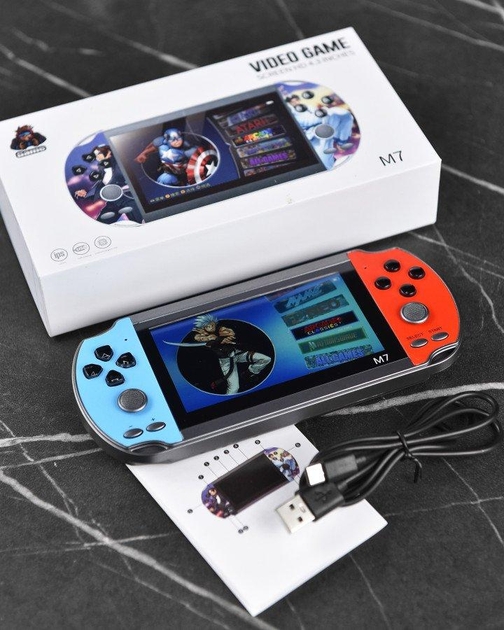 Ігрова портативна консоль M7 4,3 IPS 10000 ігор M7 ∙ Портативна ретро-консоль M7 з екраном та 10 000 ігор - мініатюра 6