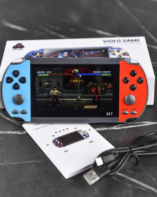Ігрова портативна консоль M7 4,3 IPS 10000 ігор M7 ∙ Портативна ретро-консоль M7 з екраном та 10 000 ігор - мініатюра 7
