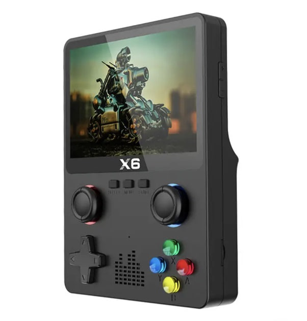 Ігрова портативна консоль X6 з 3,5-дюймовим монітором і 1000 іграми ∙ Портативна ігрова приставка X6 10000 ігор 3.5'' IPS - мініатюра 3
