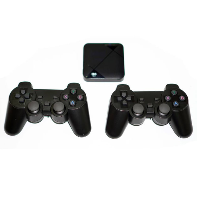 Стаціонарна ігрова приставка консоль micro USB 2 джойстика M8MINI ∙ Ігра ТВ приставка Smart Box Gamepad M8 Mini 64GB з бездротовими джойстиками - мініатюра 8