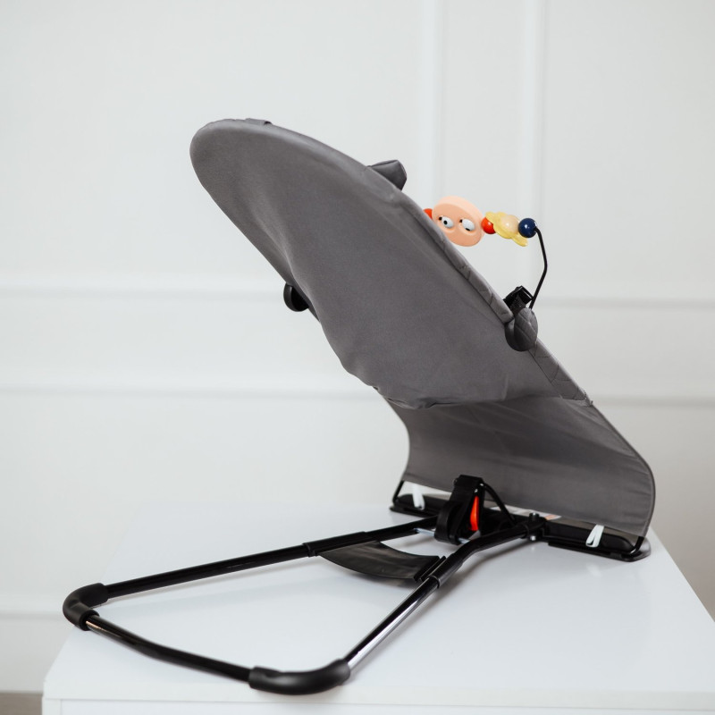 Комфортний та безпечний дитячий шезлонг-гойдалка Lunababy PINE ∙ Шезлонг-гойдалка Lunababy – вільні руки щодня - мініатюра 2