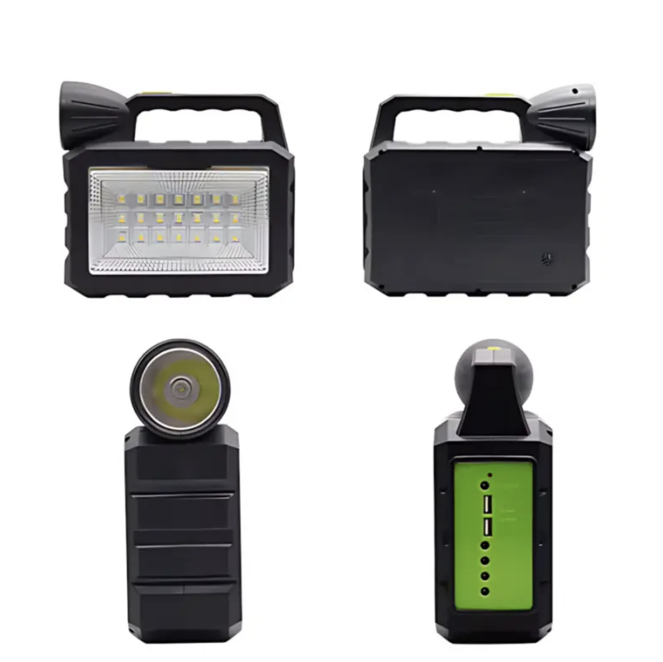 Зарядна станція портативна з сонячною панеллю ліхтарем та 3 лампочками CL 28 ∙ Портативна CL-28 сонячна станція - мініатюра 2