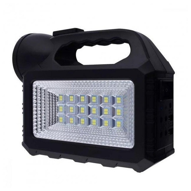 Зарядна станція портативна з сонячною панеллю ліхтарем та 3 лампочками CL 28 ∙ Портативна CL-28 сонячна станція - мініатюра 8