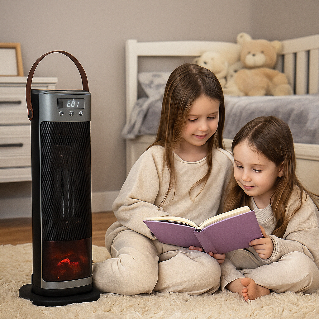 Тепловентилятор Portable Fan Heater HQ30-300BS ∙ Компактний обігрівач HQ30-300BS для дому - мініатюра 8