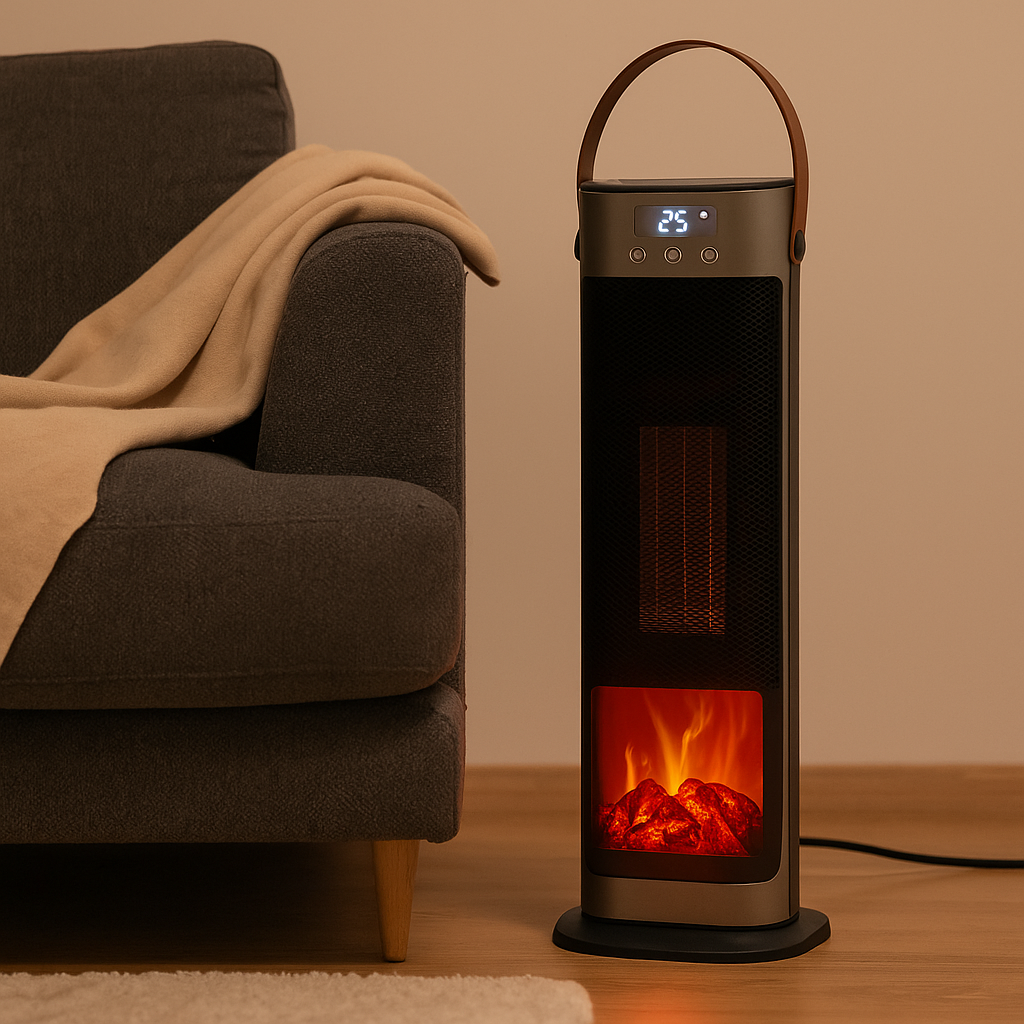 Тепловентилятор Portable Fan Heater HQ30-300BS ∙ Компактний обігрівач HQ30-300BS для дому - мініатюра 9