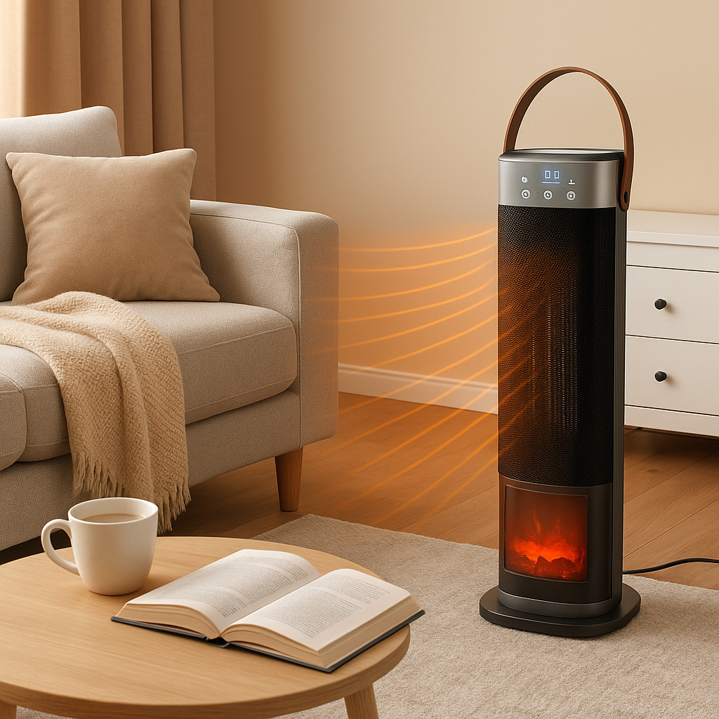 Тепловентилятор Portable Fan Heater HQ30-300BS ∙ Компактний обігрівач HQ30-300BS для дому - мініатюра 11