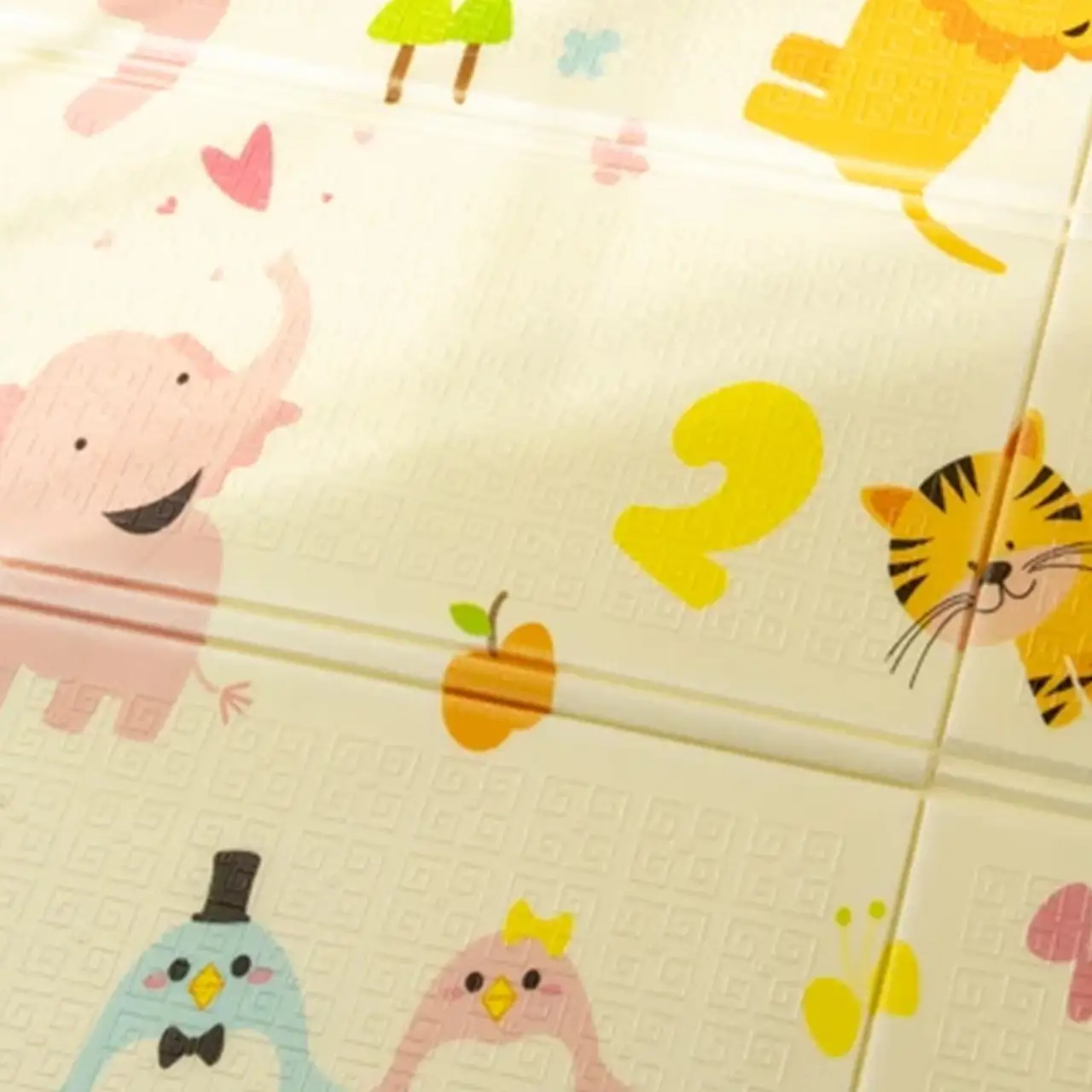 Дитячий розвиваючий складний термокилимок 200*180 см Folding baby mat Ігровий килимок для дітей (Ростомір) - мініатюра 4