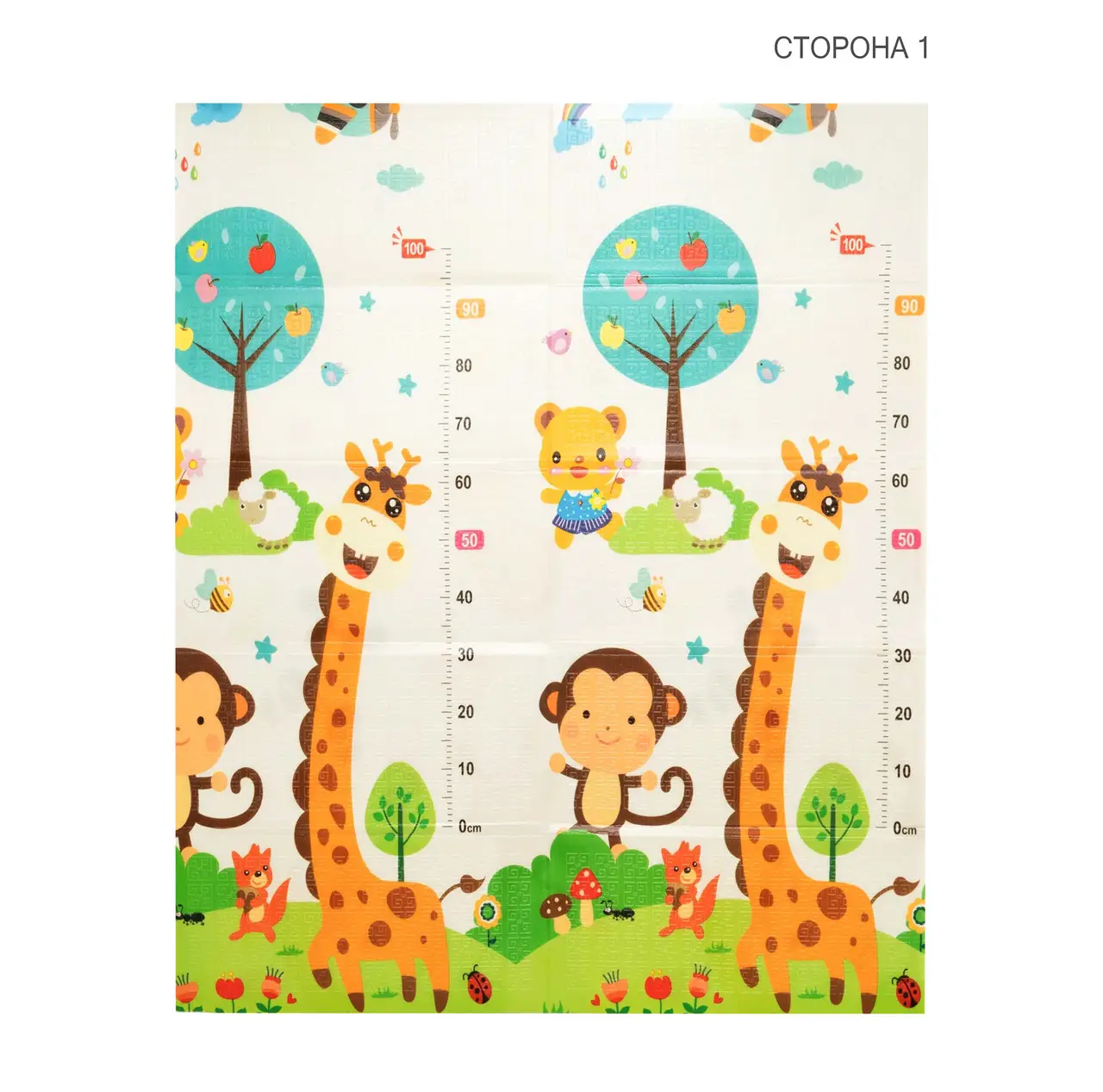 Дитячий розвиваючий складний термокилимок 200*180 см Folding baby mat Ігровий килимок для дітей (Ростомір) - мініатюра 7
