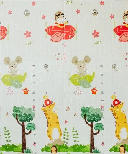 Дитячий розвиваючий складний термокилимок 200*180 см Folding baby mat Ігровий килимок для дітей (Автобус) - мініатюра 3