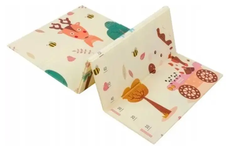 Дитячий розвиваючий складний термокилимок 200*180 см Folding baby mat Ігровий килимок для дітей (Сова) - мініатюра 8