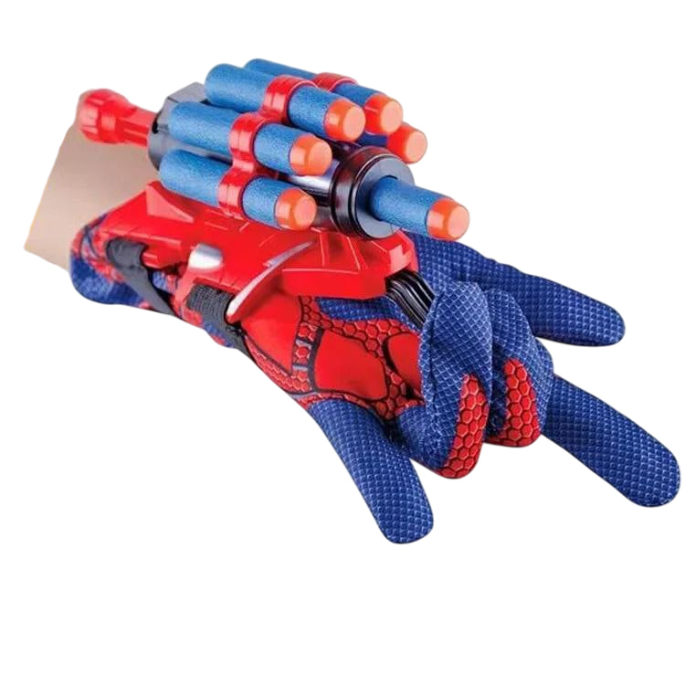 Іграшкова зброя Павутинка Людини-павука з м’якими кулями ∙ Рукавичка Людини-павука з м’якими кулями для дітей