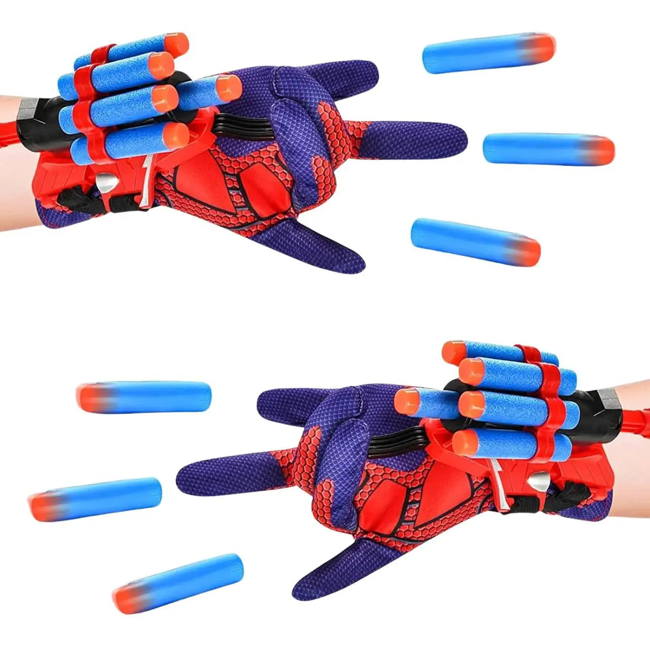 Іграшкова зброя Павутинка Людини-павука з м’якими кулями ∙ Рукавичка Людини-павука з м’якими кулями для дітей - мініатюра 4