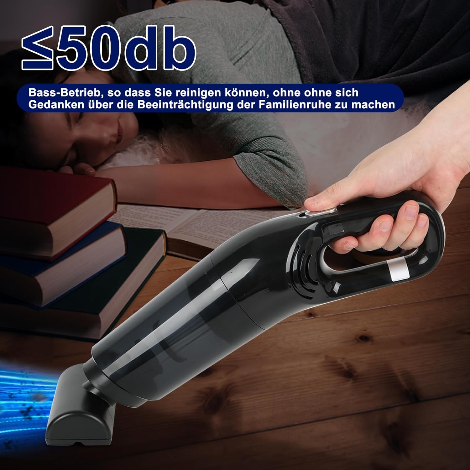 Бездротовий автомобільний пилосос LT-113 з потужним акумулятором ∙ Ручний акумуляторний пилосос LT-113 - мініатюра 5