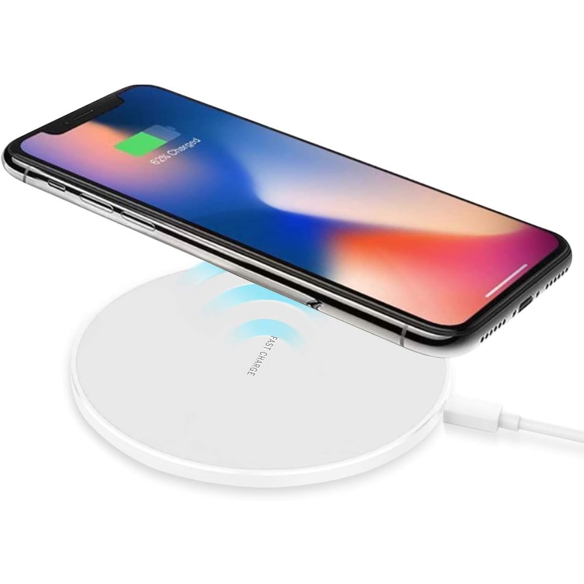 Бездротовий зарядний пристрій Awei W7 ∙ Круглий зарядний пристрій 10W з технологією Qi - мініатюра 2