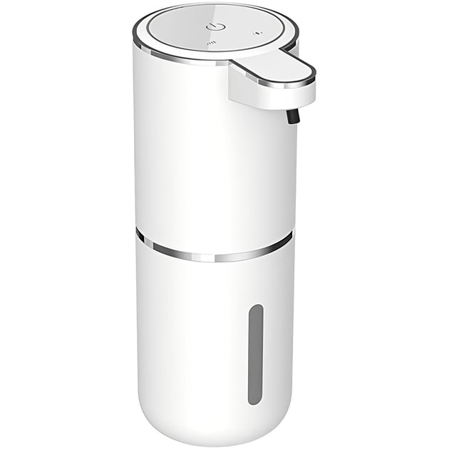 Дозатор сенсорний для піни від акумулятора 1458 ∙ Автоматичний диспенсер для рідкого мила 380 мл з USB зарядкою - мініатюра 4