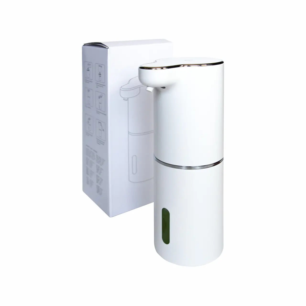 Дозатор сенсорний для піни від акумулятора 1458 ∙ Автоматичний диспенсер для рідкого мила 380 мл з USB зарядкою - мініатюра 9