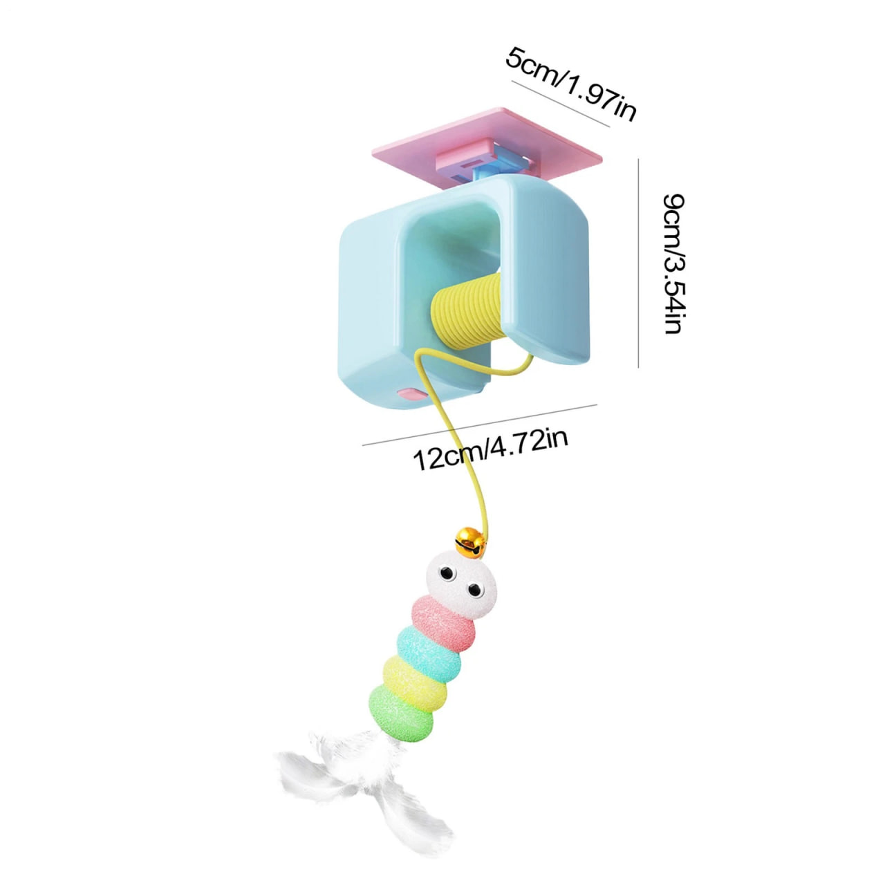 Іграшка для котів на присосці Pet Toy Ball 1490 ∙ Інтерактивна іграшка Pet Toy Ball 1490 для котів з автоматичним рухом - мініатюра 5