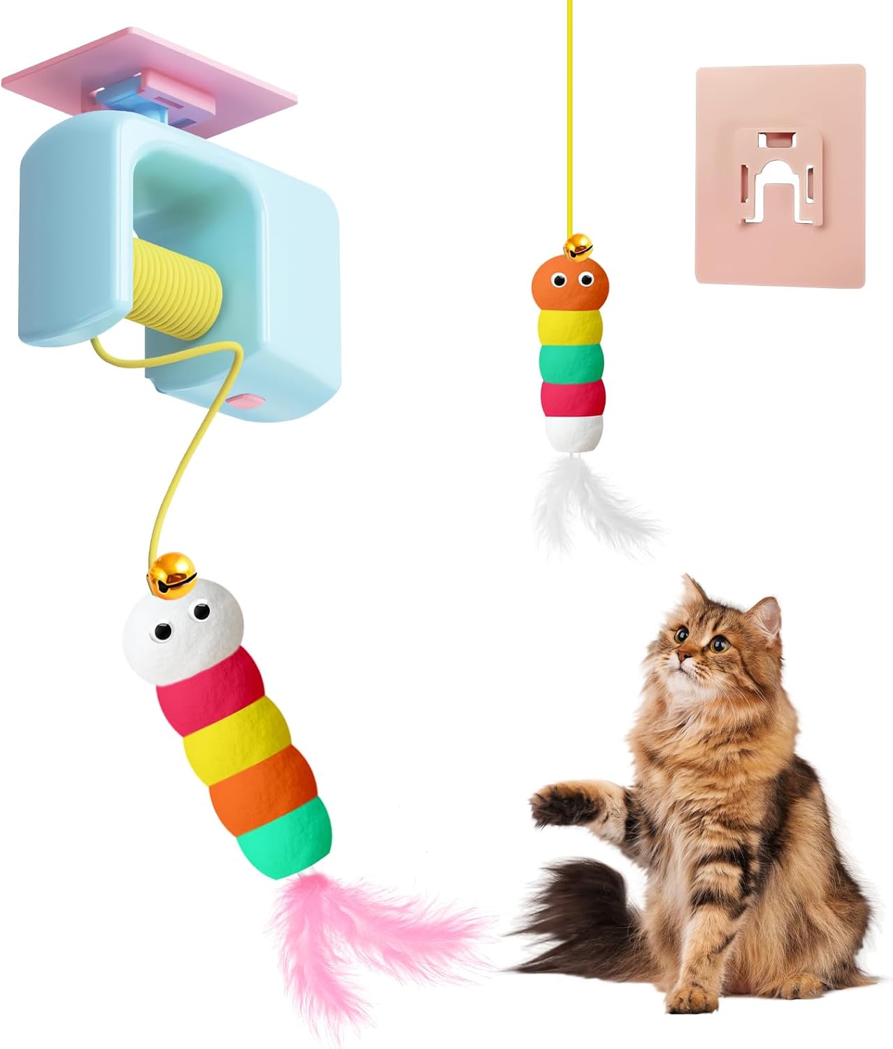 Іграшка для котів на присосці Pet Toy Ball 1490 ∙ Інтерактивна іграшка Pet Toy Ball 1490 для котів з автоматичним рухом - мініатюра 6