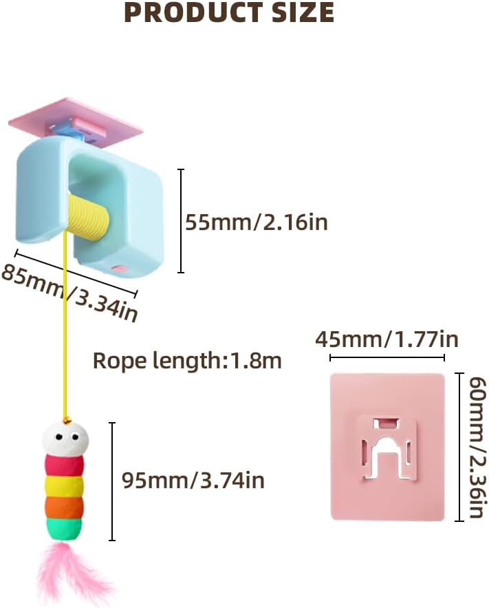 Іграшка для котів на присосці Pet Toy Ball 1490 ∙ Інтерактивна іграшка Pet Toy Ball 1490 для котів з автоматичним рухом - мініатюра 7