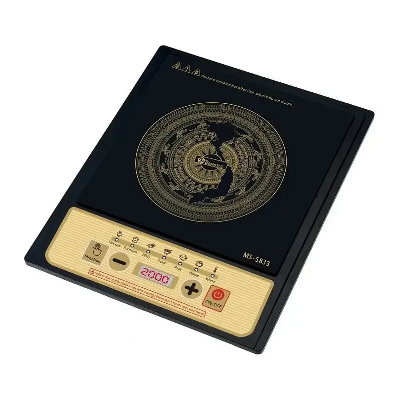 Індукційна плита MS-5833 1 конфорочна 2000 Вт ∙ Електрична настільна плита MS-5833 з сенсорним керуванням - мініатюра 2