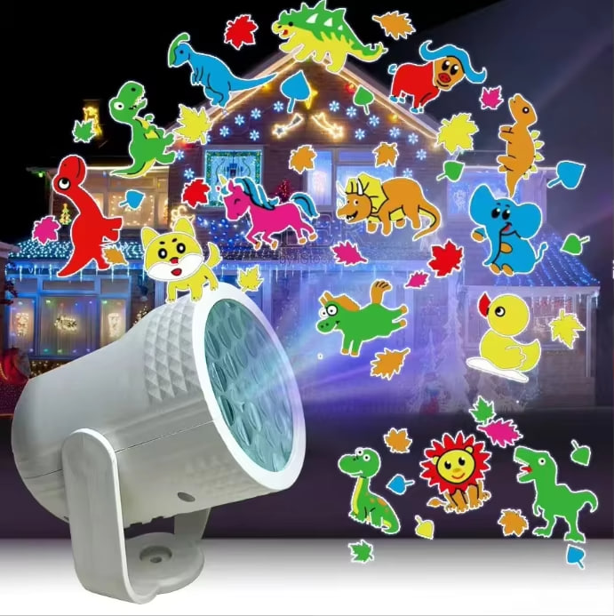 Дитячий світильник-проектор LY-1068 з милими тваринками ∙ Проектор для дітей Зверюшки Слайди LY-1068 - мініатюра 3