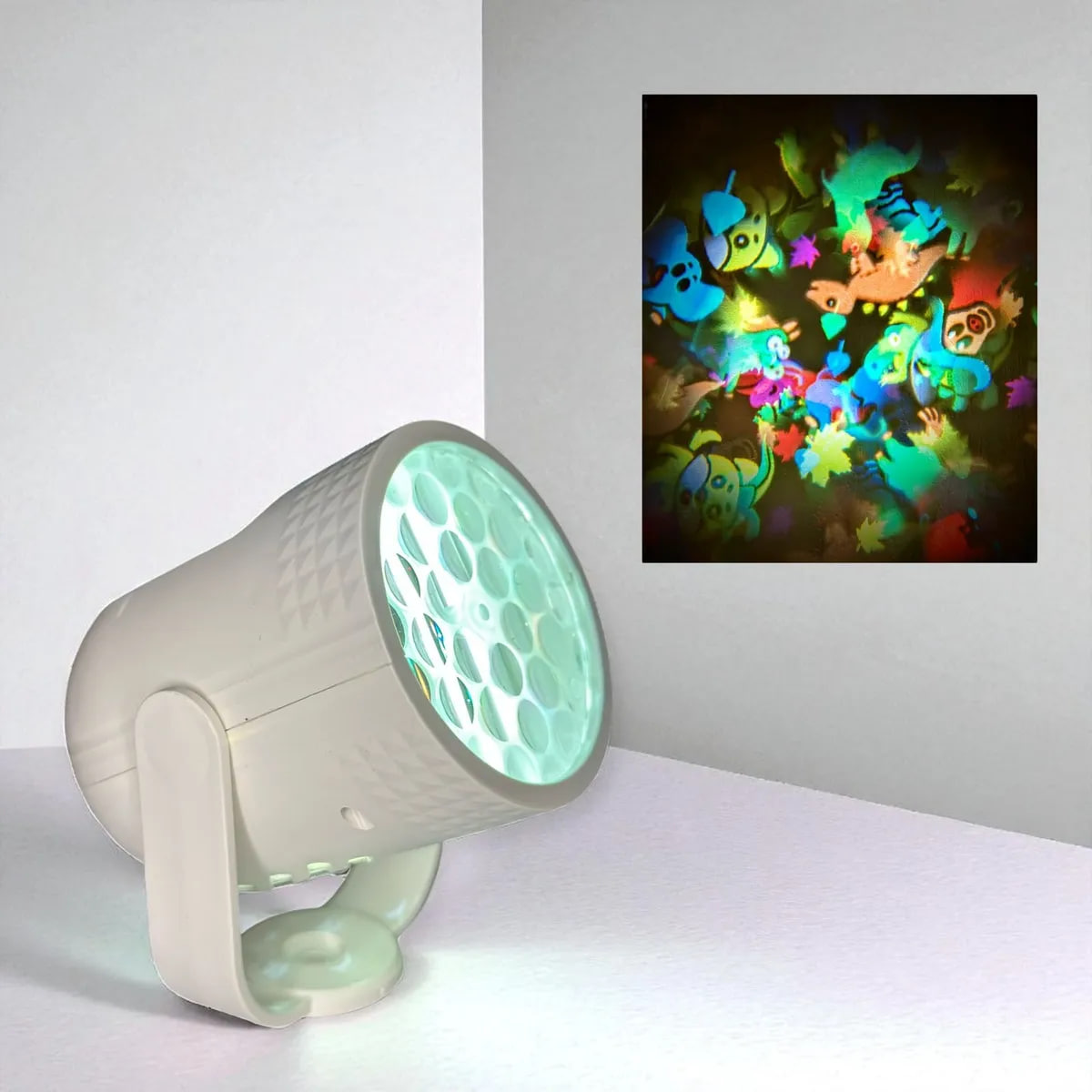 Дитячий світильник-проектор LY-1068 з милими тваринками ∙ Проектор для дітей Зверюшки Слайди LY-1068 - мініатюра 4