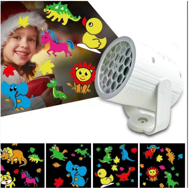 Дитячий світильник-проектор LY-1068 з милими тваринками ∙ Проектор для дітей Зверюшки Слайди LY-1068 - мініатюра 11