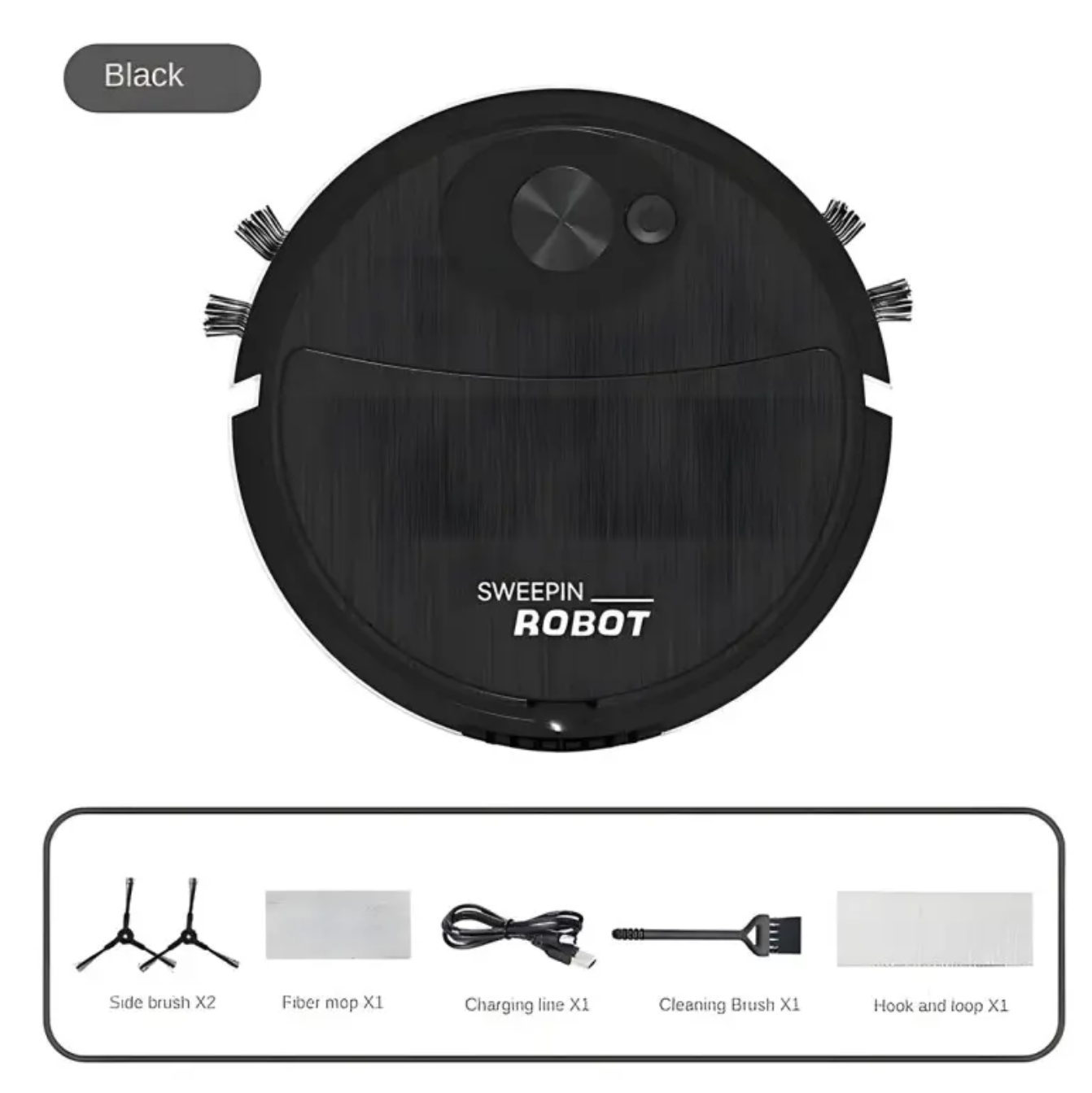 Розумний робот-прибиральник Vacuum 8088 для дому SWEEPING ROBOT ∙ Робот-пилосос Vacuum 8088 Cleaner 3 в 1 - мініатюра 2