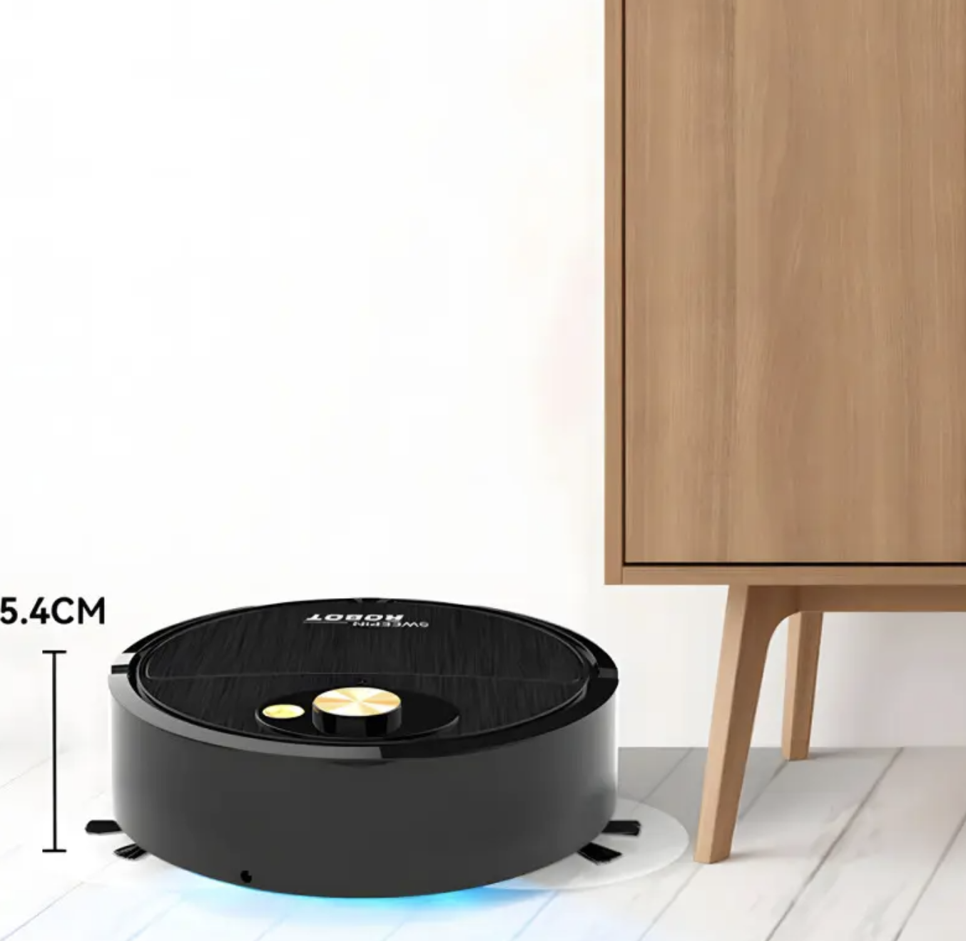 Розумний робот-прибиральник Vacuum 8088 для дому SWEEPING ROBOT ∙ Робот-пилосос Vacuum 8088 Cleaner 3 в 1 - мініатюра 5