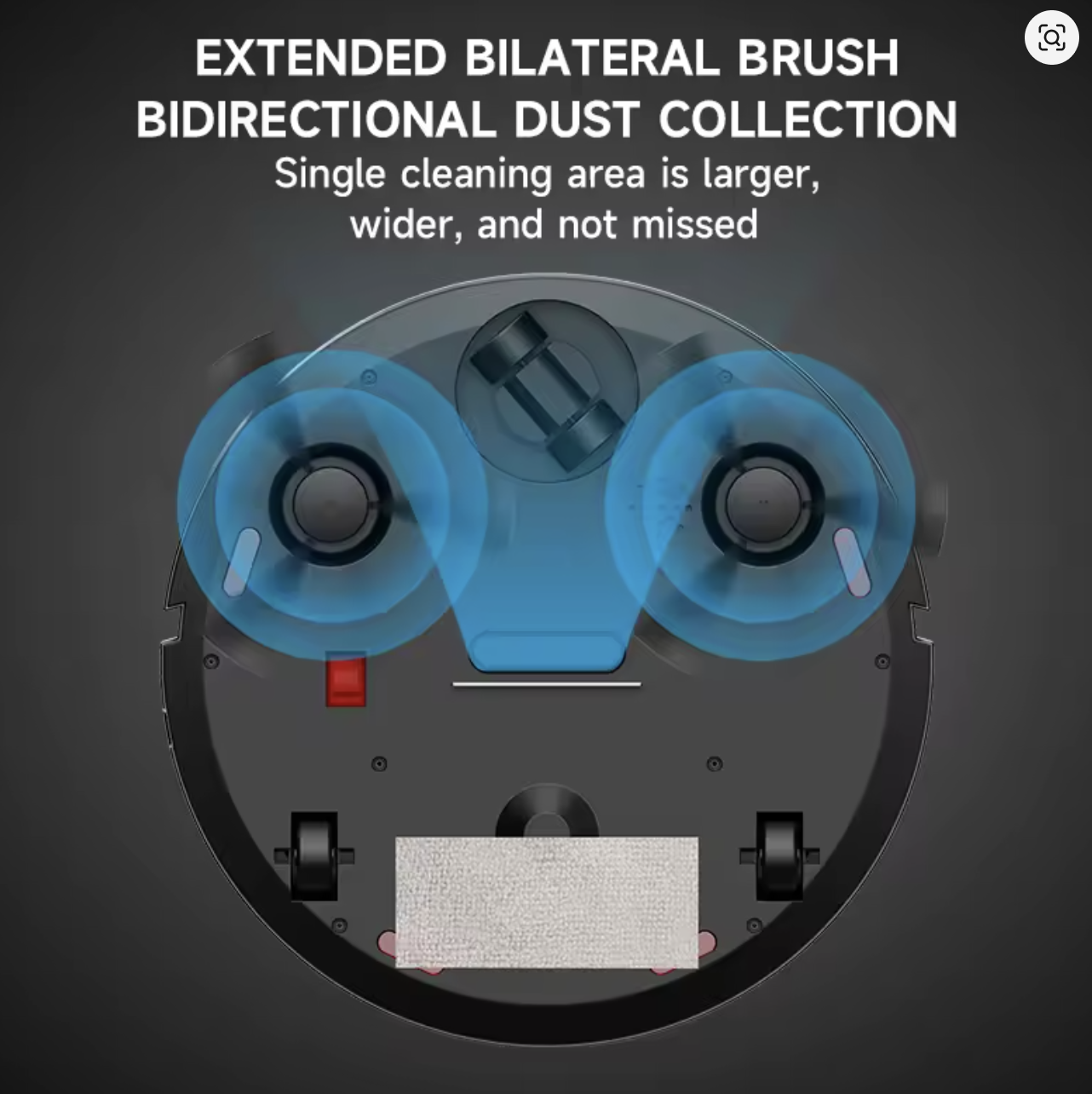 Автоматичний розумний пилосос NO-T23 для сухого прибирання ∙ Робот-пилосос NO-T23 для дому - мініатюра 6