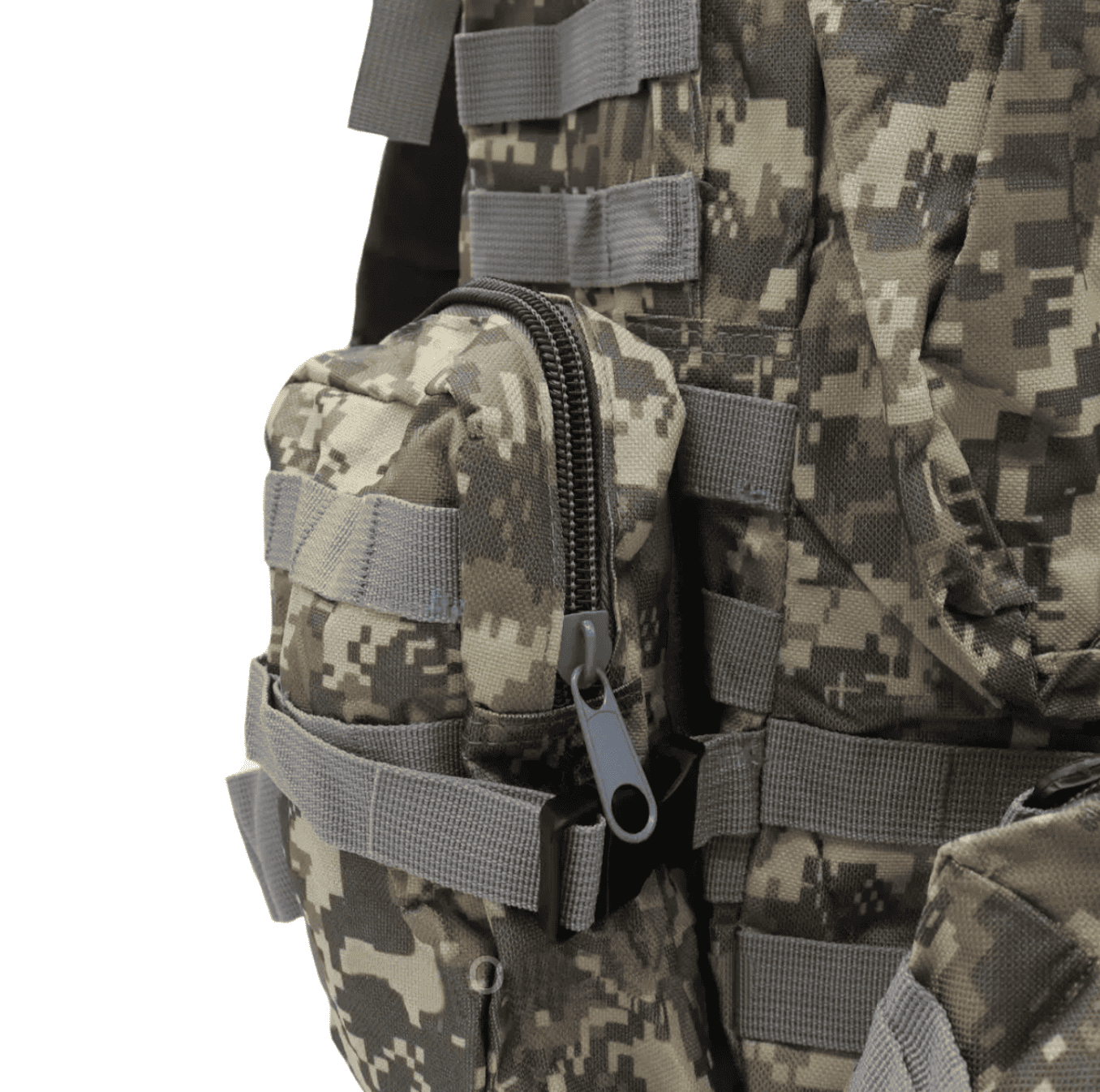 Багатофункціональний армійський рюкзак B08 Pixel 55L із системою MOLLE ∙ Тактичний рюкзак із підсумками B08 Pixel 55L - мініатюра 10